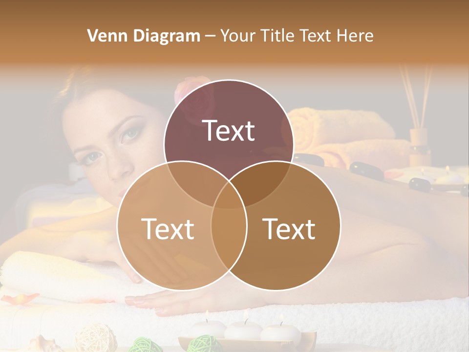 Yellow Candles Relaxation PowerPoint Template