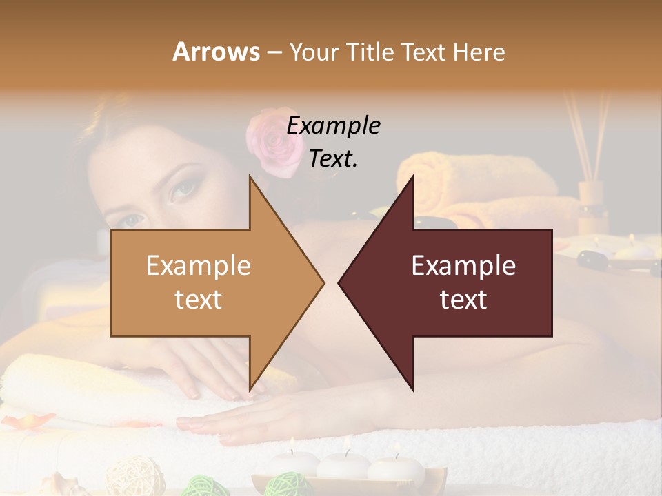 Yellow Candles Relaxation PowerPoint Template