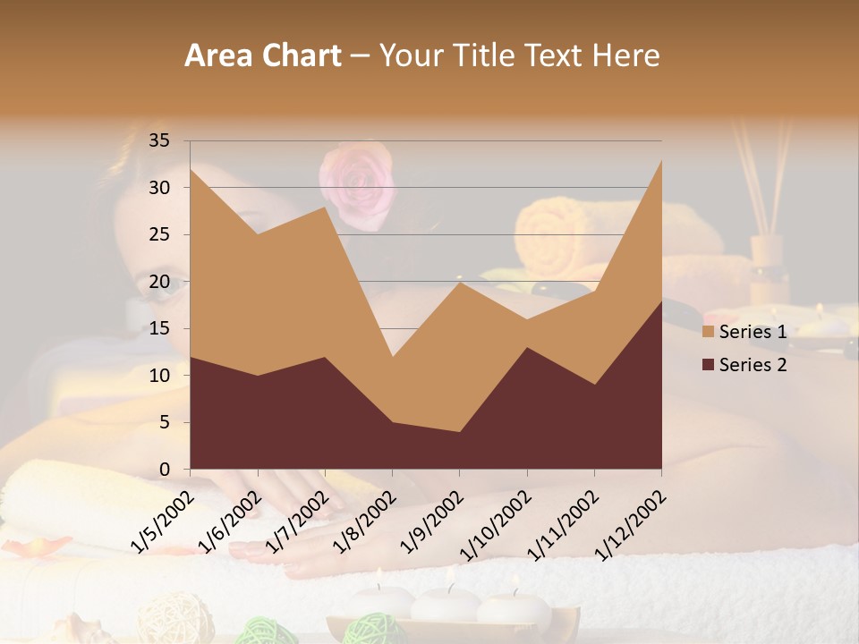 Yellow Candles Relaxation PowerPoint Template