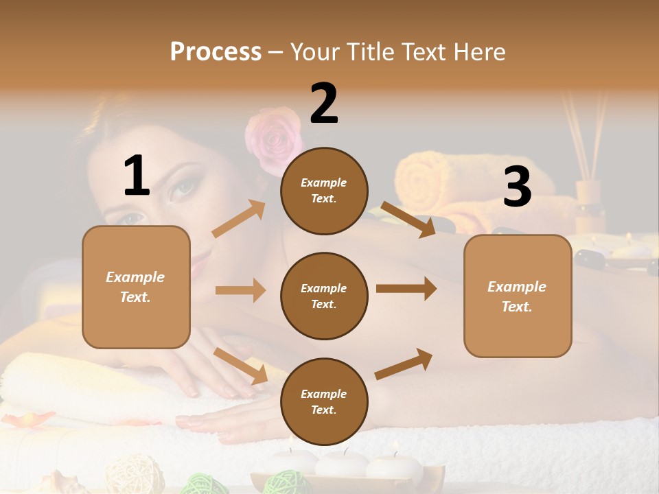 Yellow Candles Relaxation PowerPoint Template