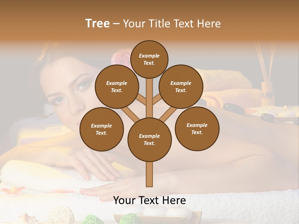 Yellow Candles Relaxation PowerPoint Template