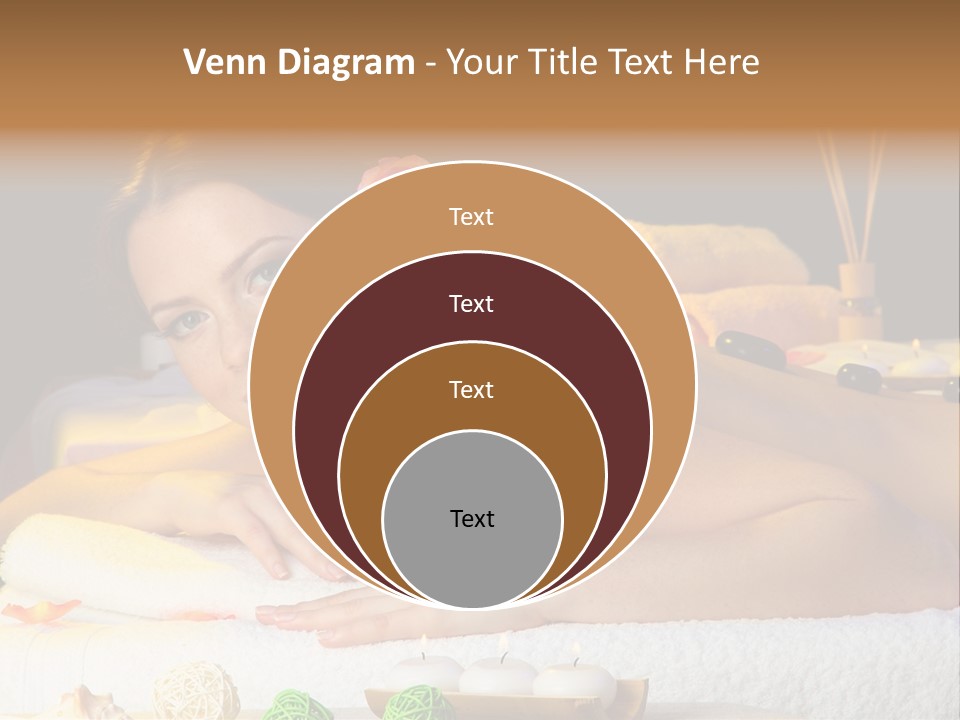 Yellow Candles Relaxation PowerPoint Template