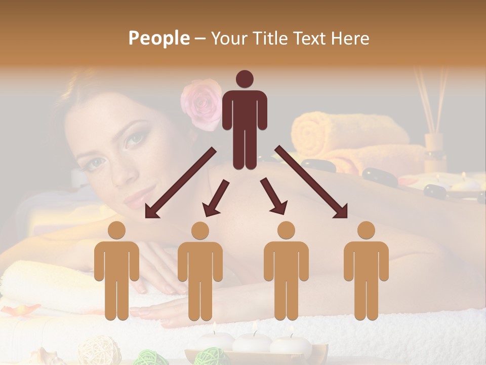 Yellow Candles Relaxation PowerPoint Template