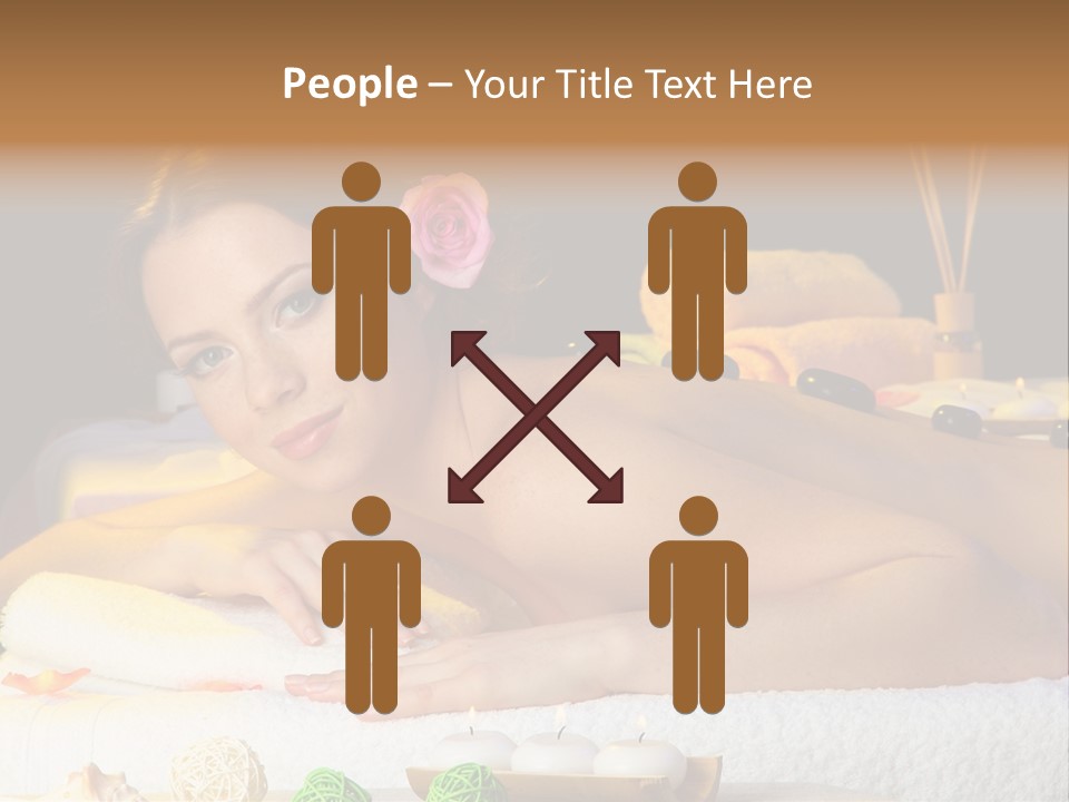 Yellow Candles Relaxation PowerPoint Template