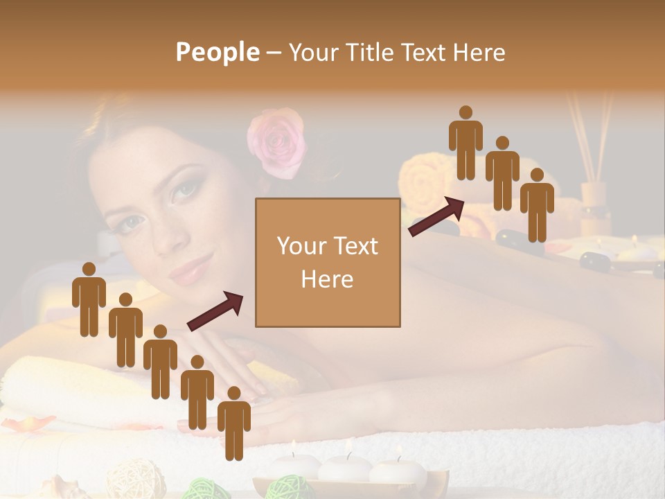 Yellow Candles Relaxation PowerPoint Template