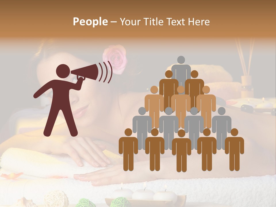 Yellow Candles Relaxation PowerPoint Template