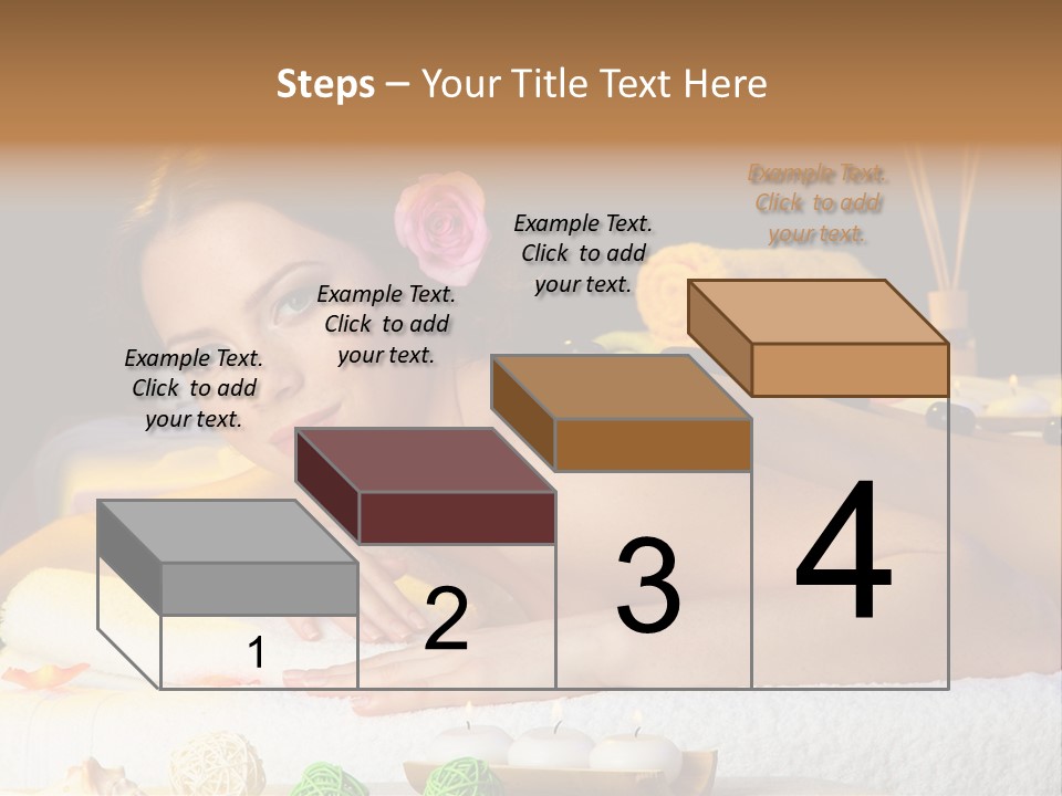 Yellow Candles Relaxation PowerPoint Template