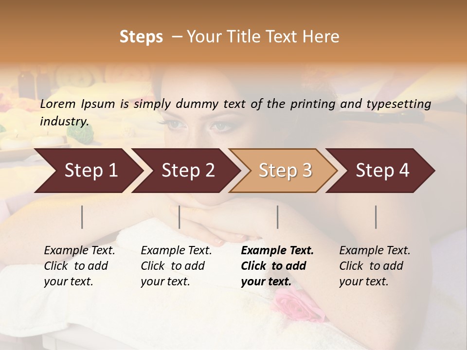 Enjoy Person Beauty PowerPoint Template