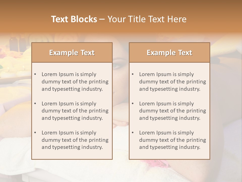 Enjoy Person Beauty PowerPoint Template