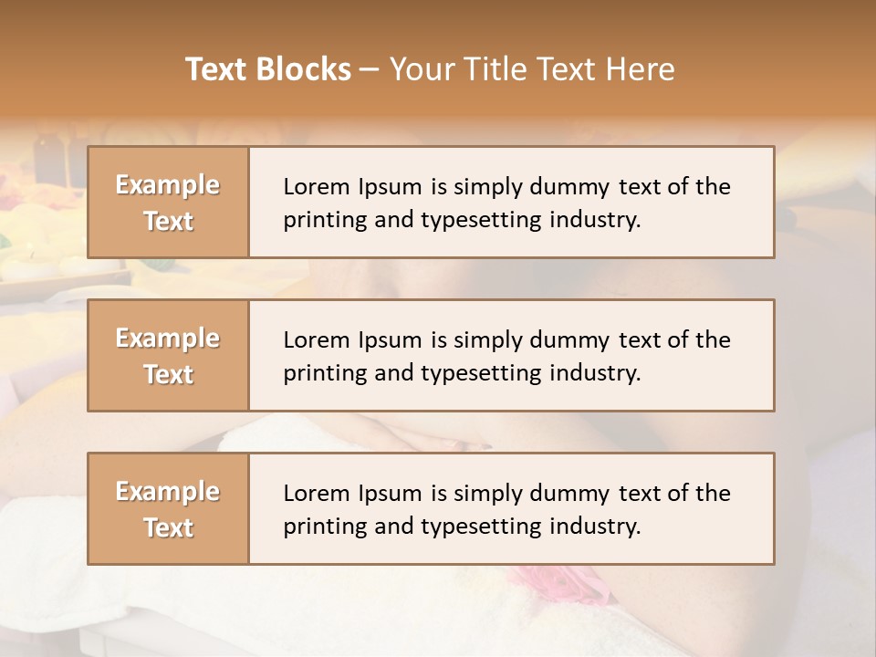 Enjoy Person Beauty PowerPoint Template