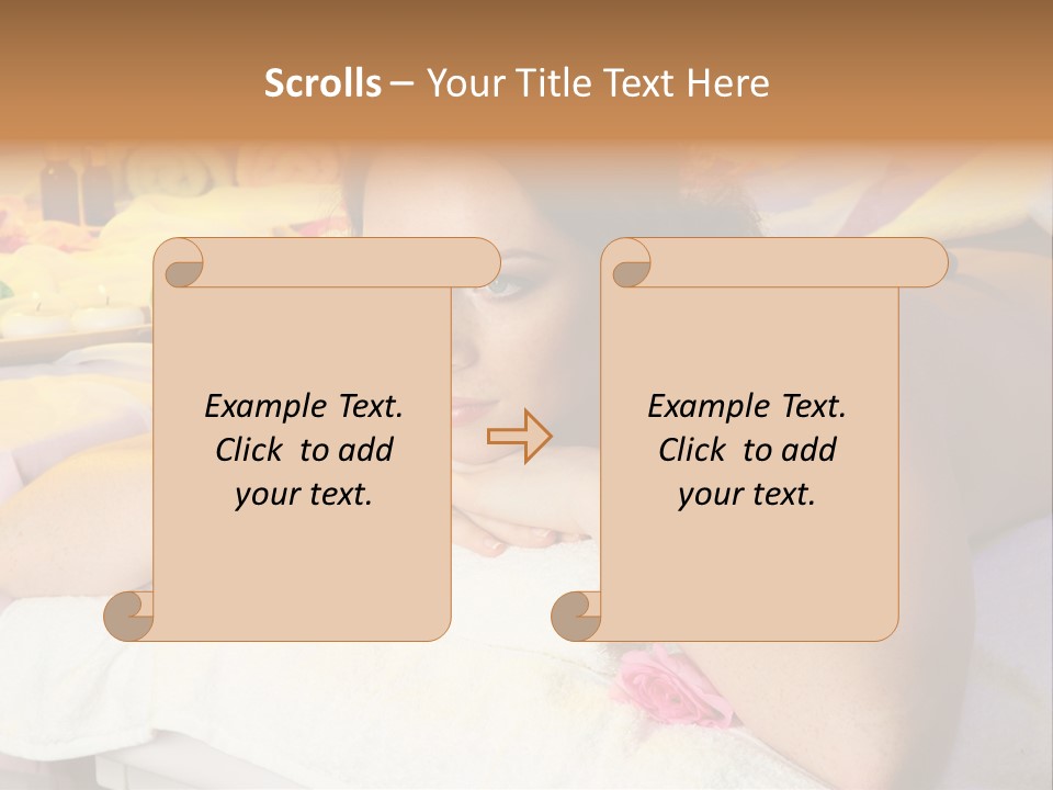 Enjoy Person Beauty PowerPoint Template