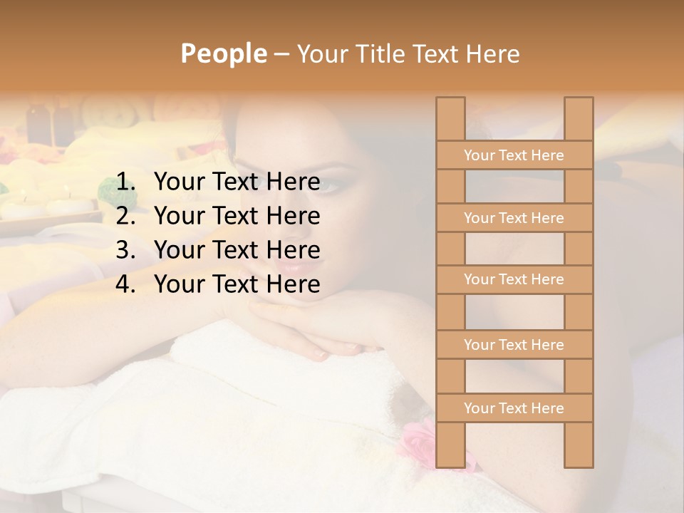 Enjoy Person Beauty PowerPoint Template