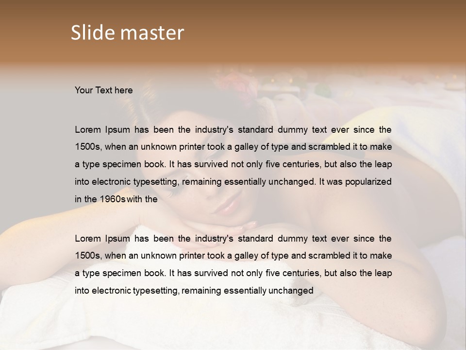 Skin Attractive Cosmetics PowerPoint Template