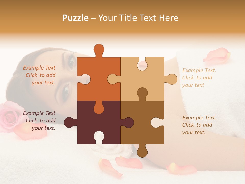 Enjoy Skin Lying PowerPoint Template