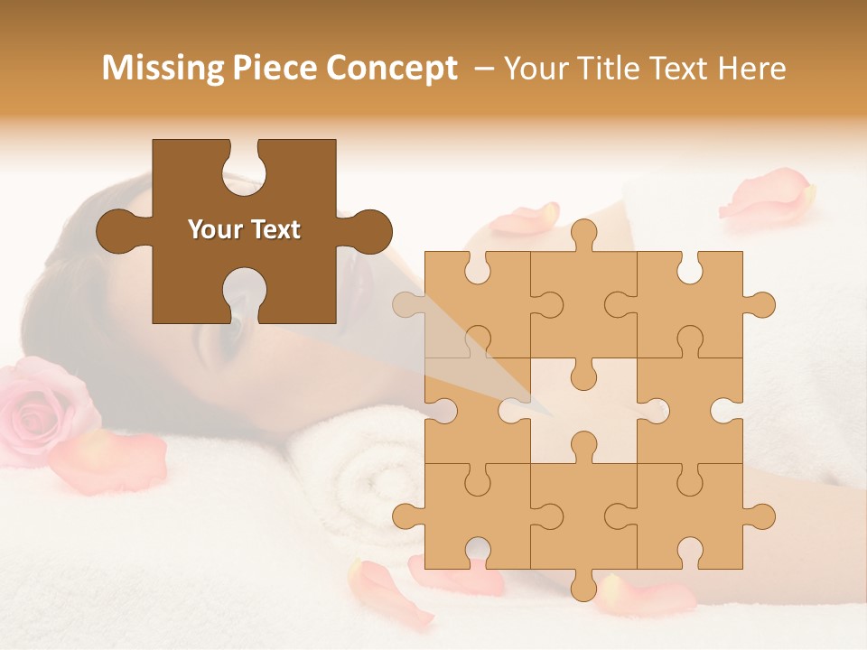 Enjoy Skin Lying PowerPoint Template