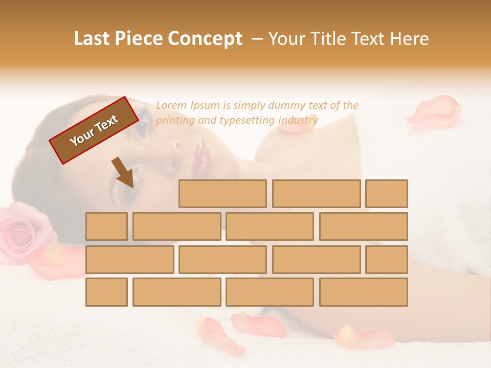 Enjoy Skin Lying PowerPoint Template