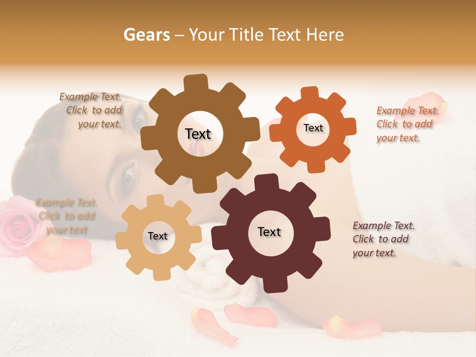 Enjoy Skin Lying PowerPoint Template