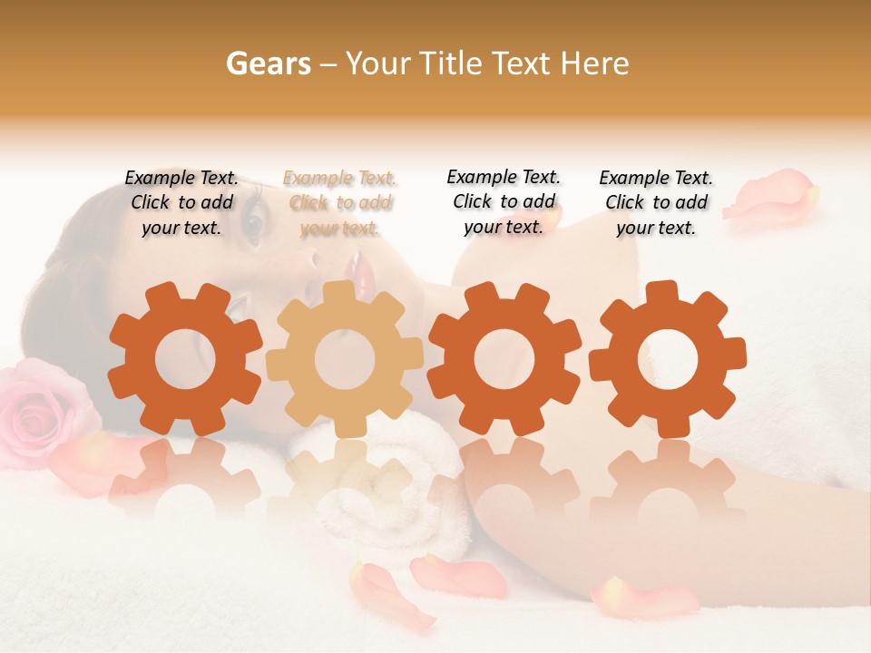 Enjoy Skin Lying PowerPoint Template