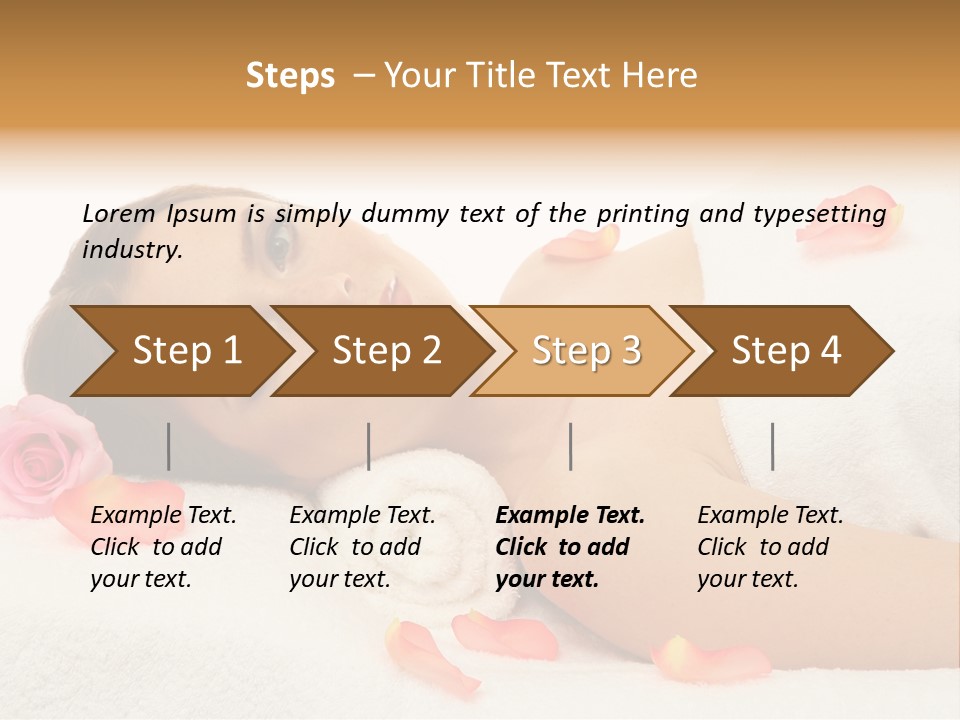 Enjoy Skin Lying PowerPoint Template
