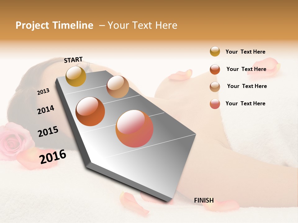 Enjoy Skin Lying PowerPoint Template