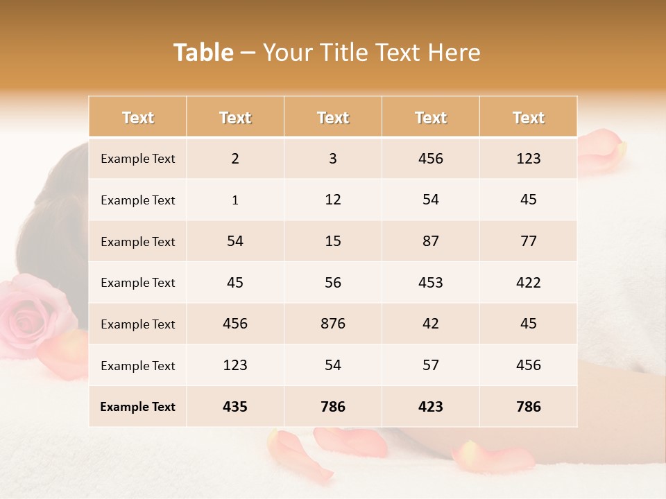 Enjoy Skin Lying PowerPoint Template
