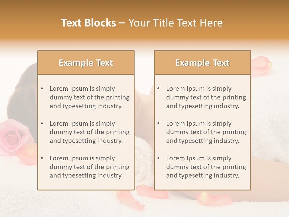 Enjoy Skin Lying PowerPoint Template