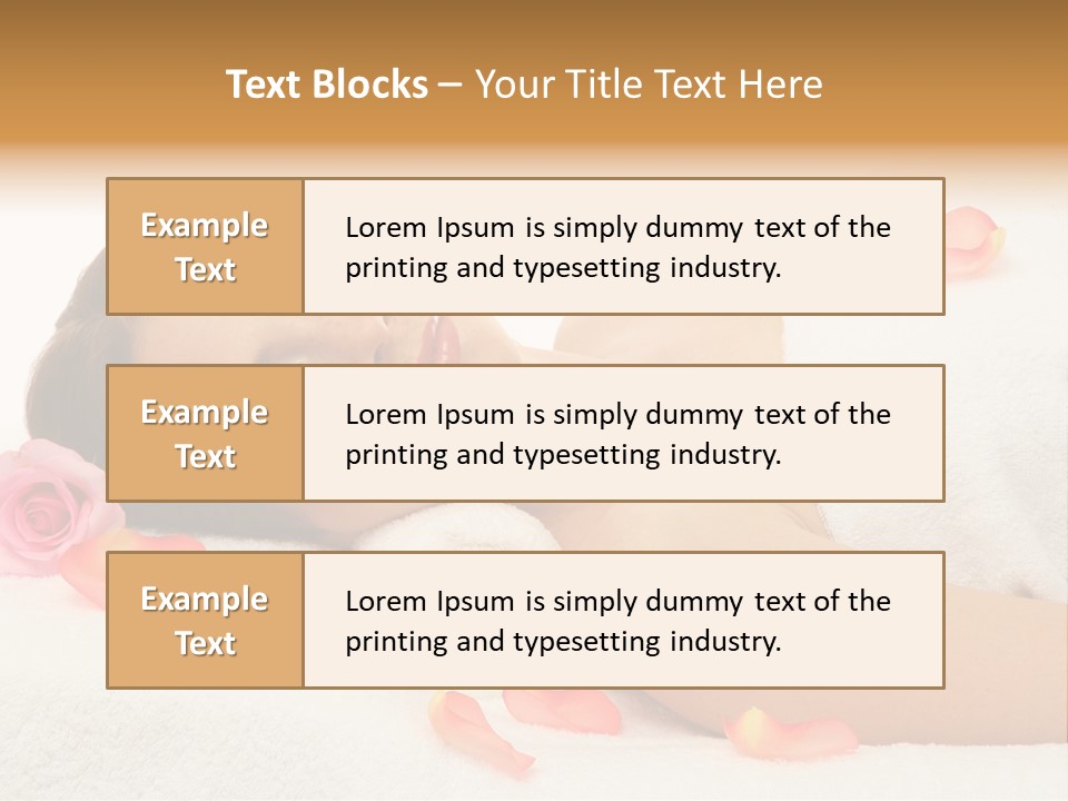 Enjoy Skin Lying PowerPoint Template