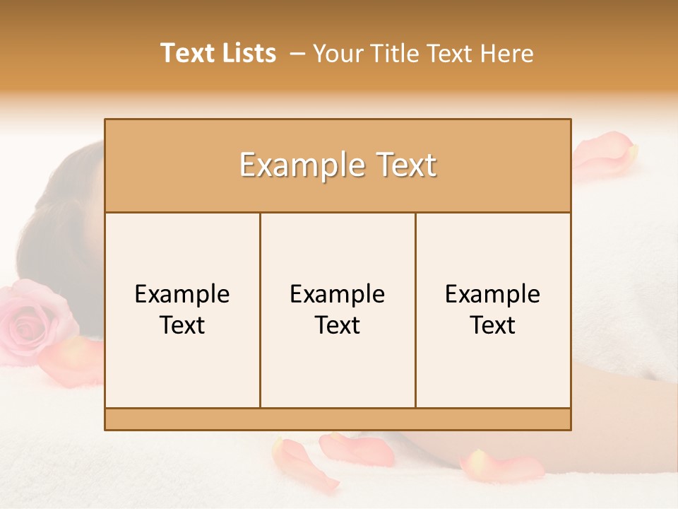 Enjoy Skin Lying PowerPoint Template