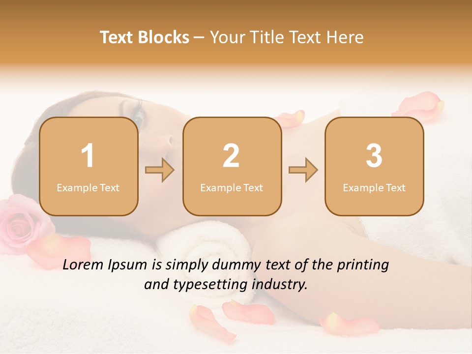 Enjoy Skin Lying PowerPoint Template