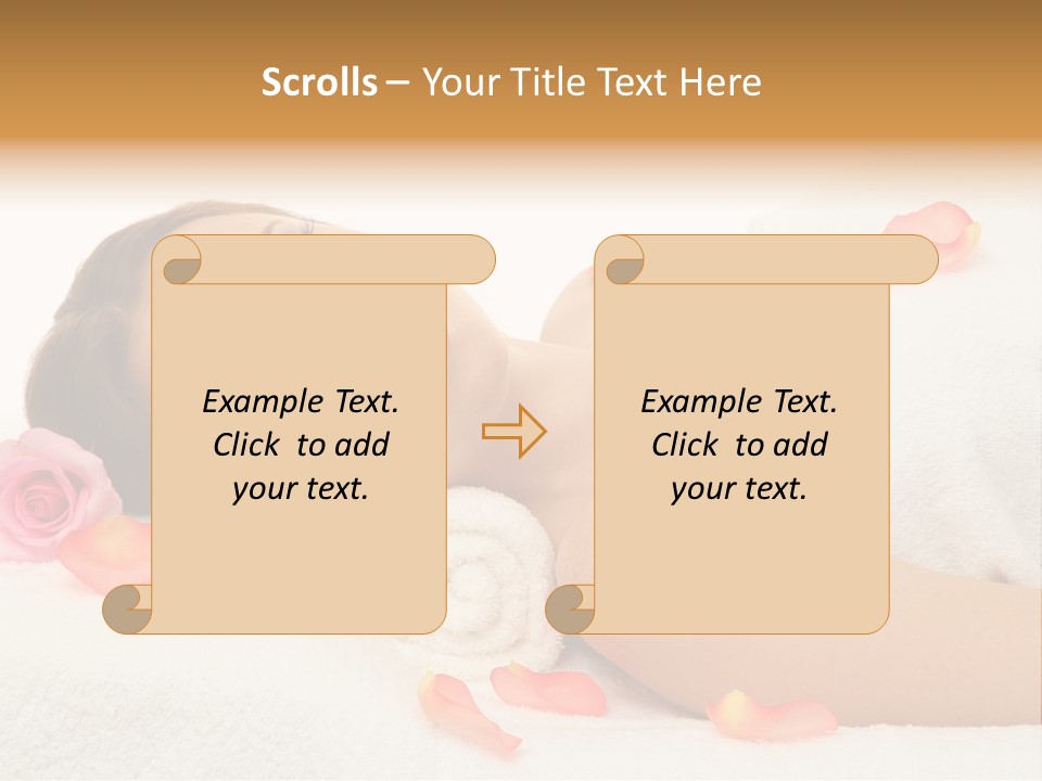 Enjoy Skin Lying PowerPoint Template