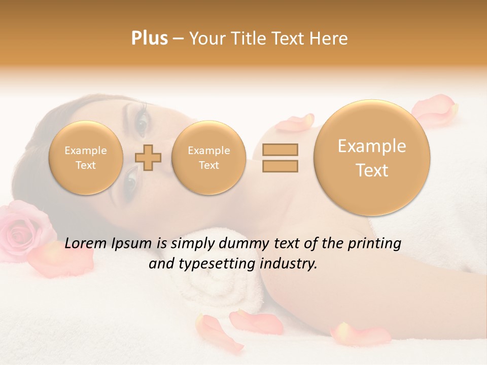 Enjoy Skin Lying PowerPoint Template