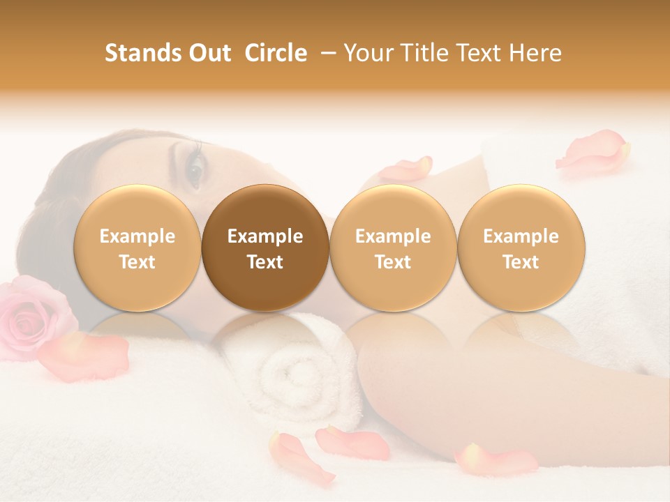Enjoy Skin Lying PowerPoint Template