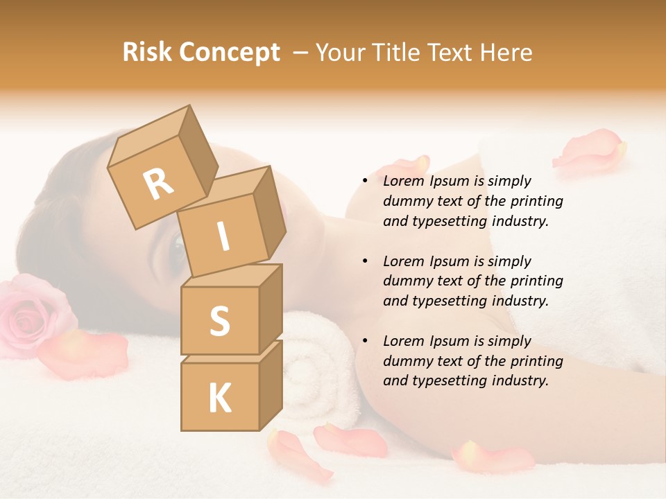 Enjoy Skin Lying PowerPoint Template