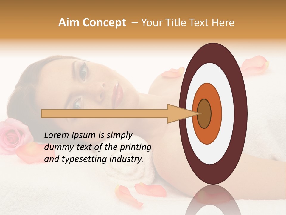 Enjoy Skin Lying PowerPoint Template