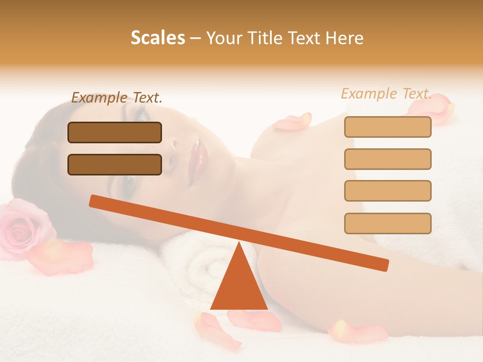 Enjoy Skin Lying PowerPoint Template