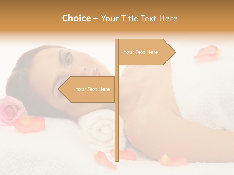 Enjoy Skin Lying PowerPoint Template