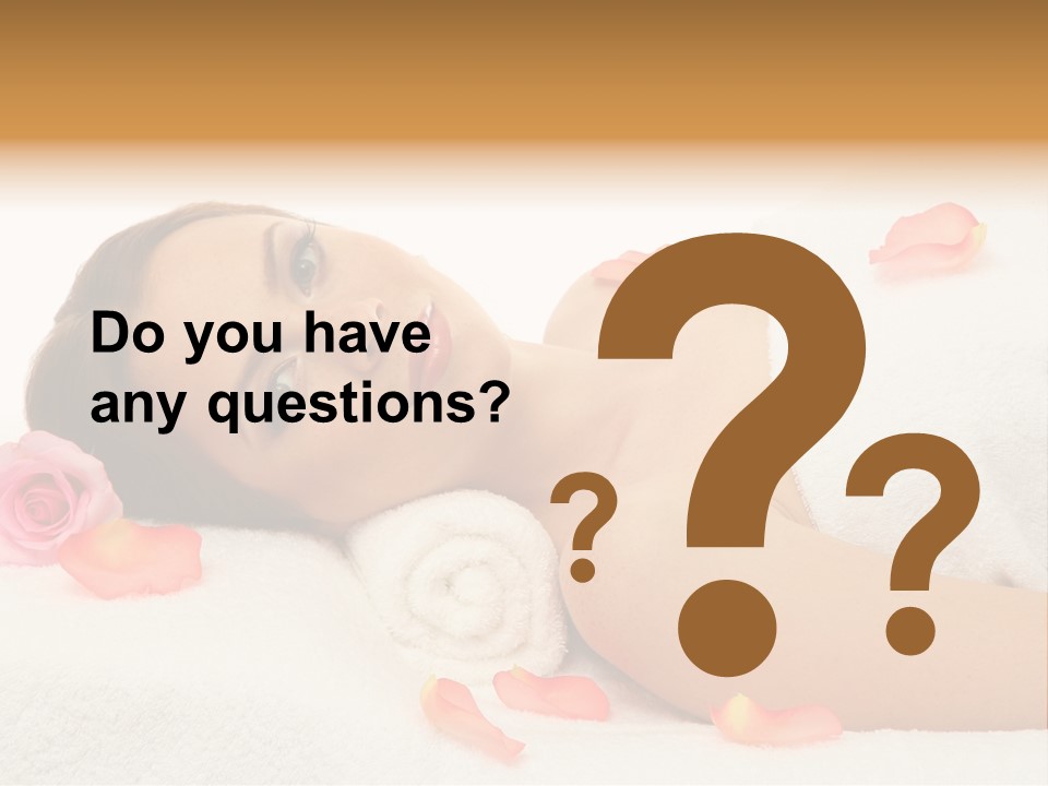 Enjoy Skin Lying PowerPoint Template