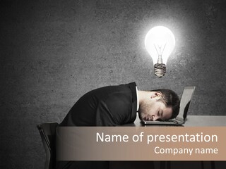 Object Sleep Creativity PowerPoint Template