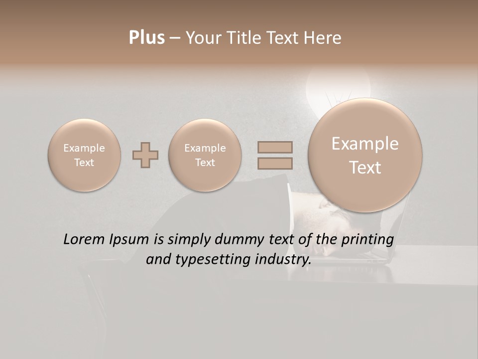 Object Sleep Creativity PowerPoint Template