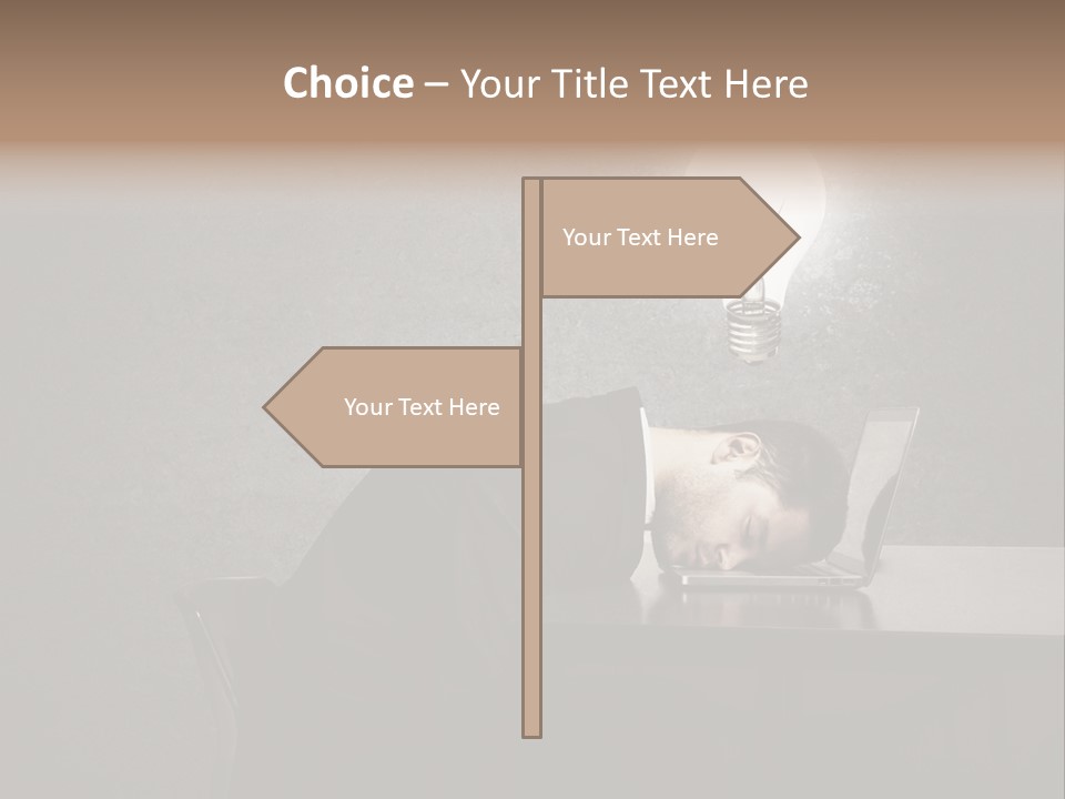 Object Sleep Creativity PowerPoint Template
