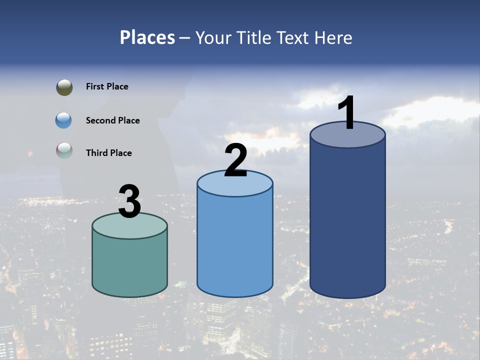 Black Office Nature PowerPoint Template