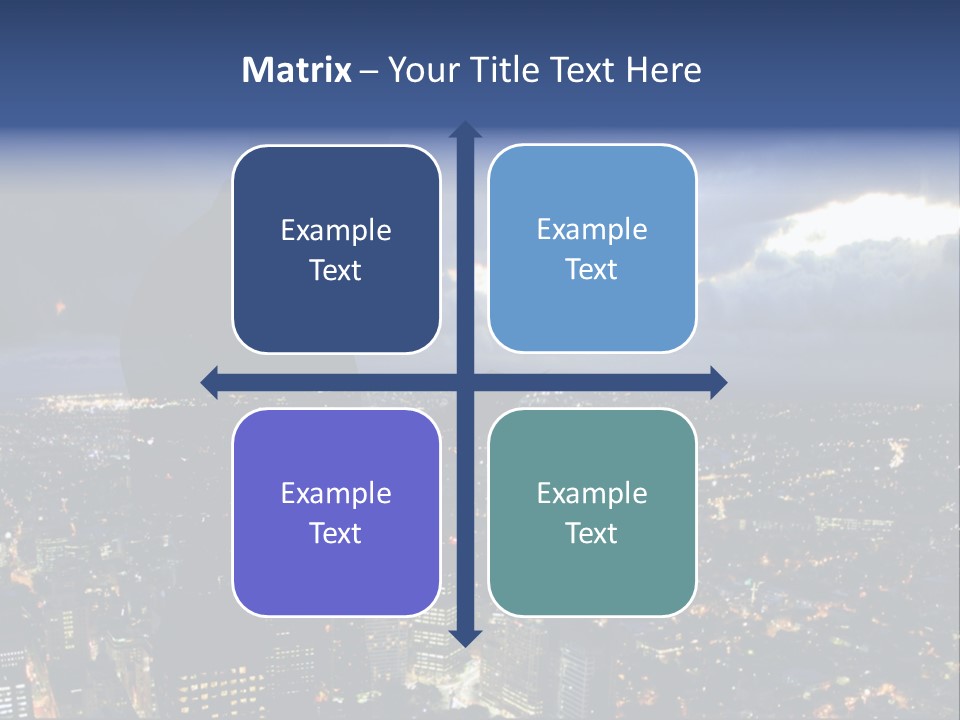 Black Office Nature PowerPoint Template