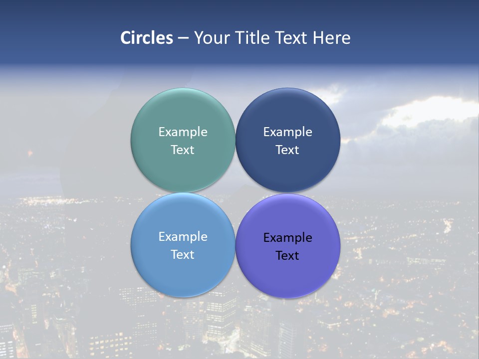 Black Office Nature PowerPoint Template