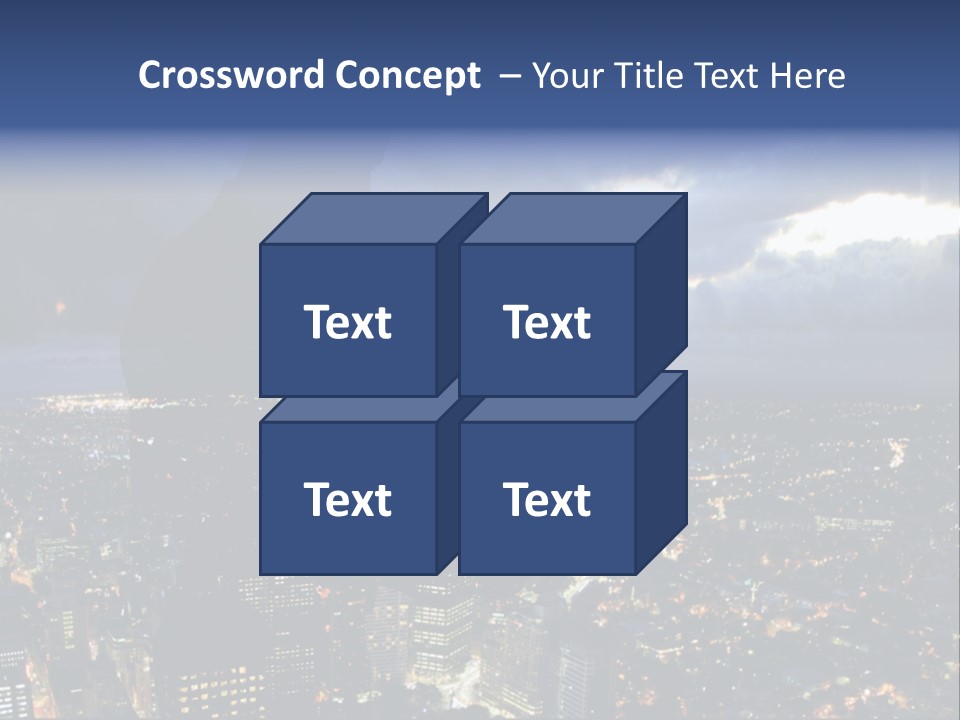 Black Office Nature PowerPoint Template