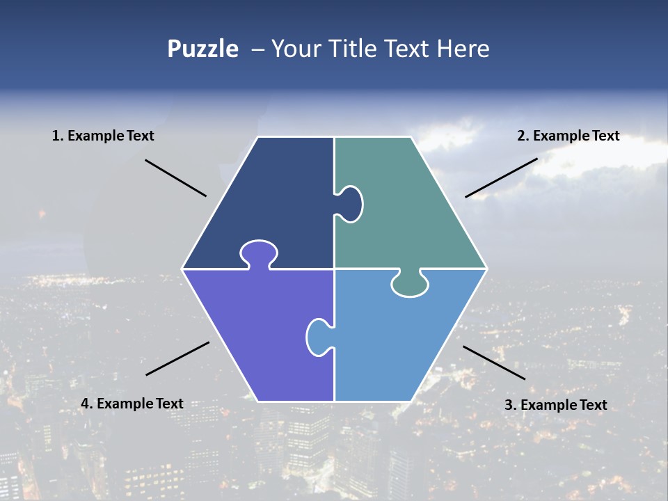 Black Office Nature PowerPoint Template