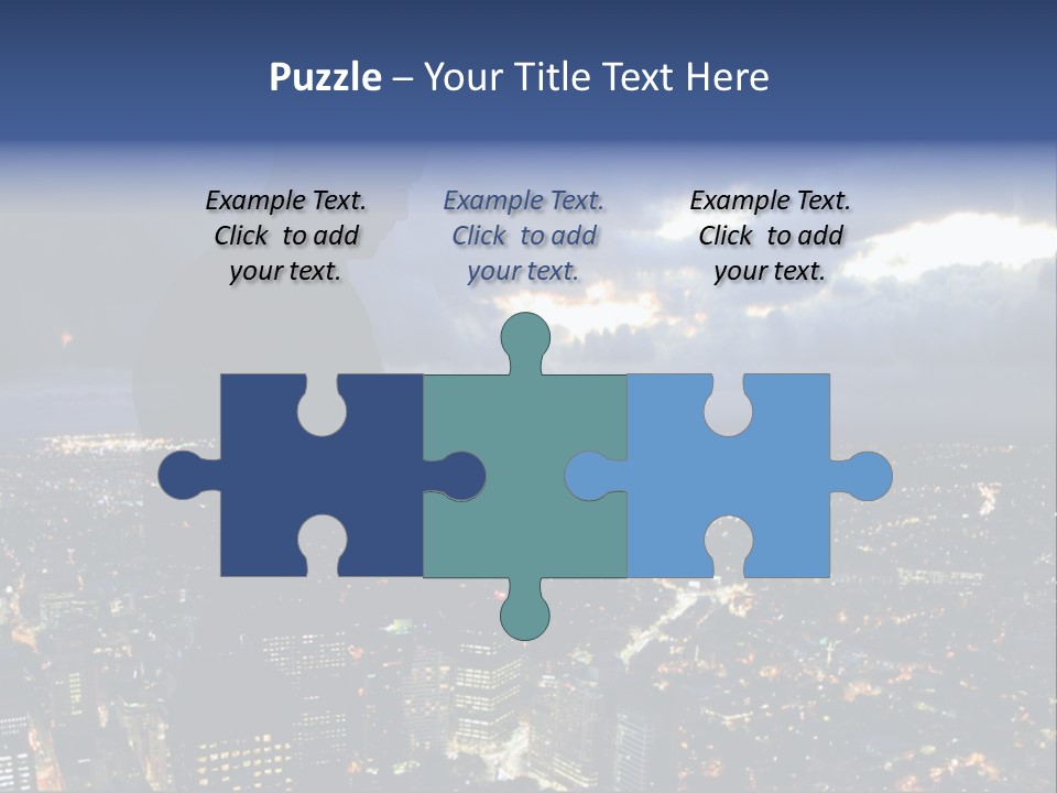 Black Office Nature PowerPoint Template