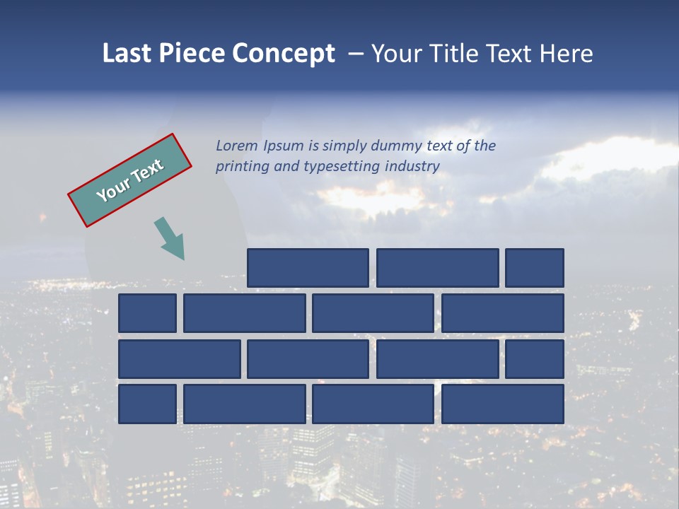 Black Office Nature PowerPoint Template