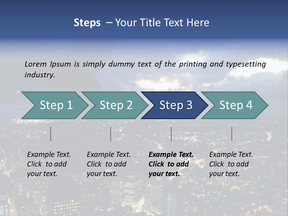 Black Office Nature PowerPoint Template