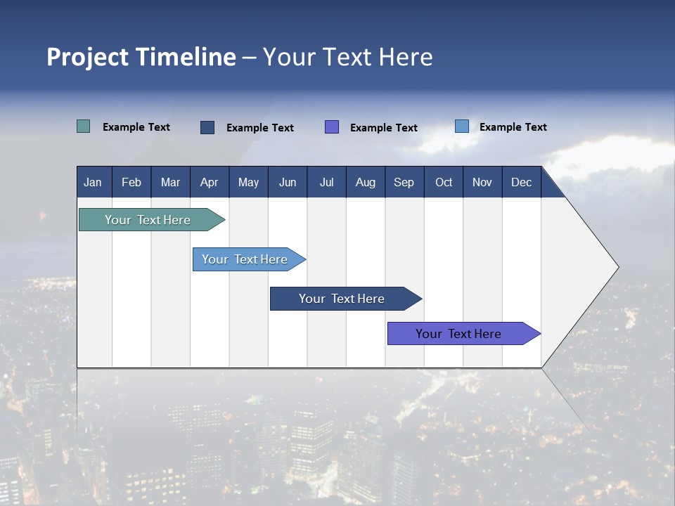 Black Office Nature PowerPoint Template