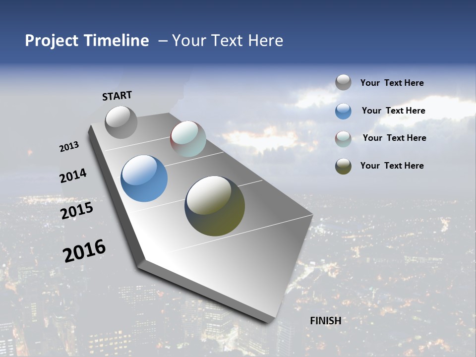 Black Office Nature PowerPoint Template